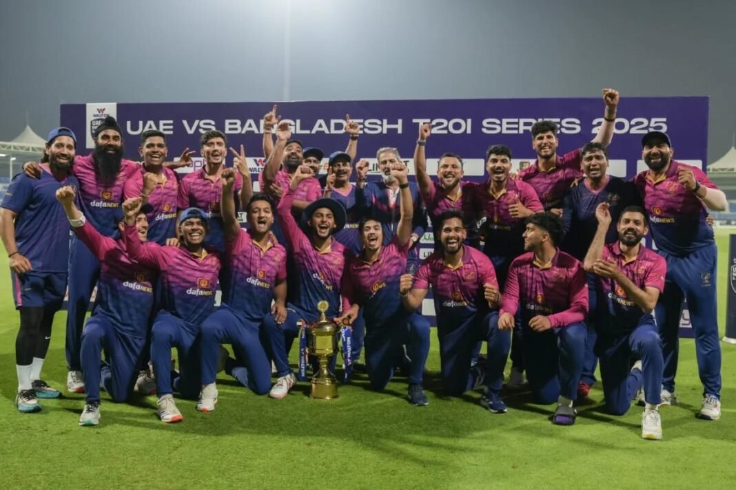 UAE Creates History with First-Ever T20I Series Win, Defeats Bangladesh in Sharjah
